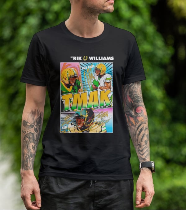 Tamerik Williams TMak Run Tmak North Dakota State Bison Football Comic T-Shirt