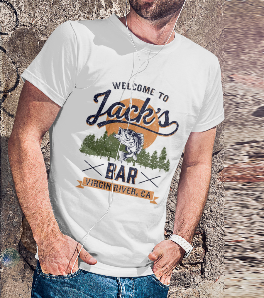 Welcome To Jack's Bar Virgin River CA Forest Sunset T-Shirt