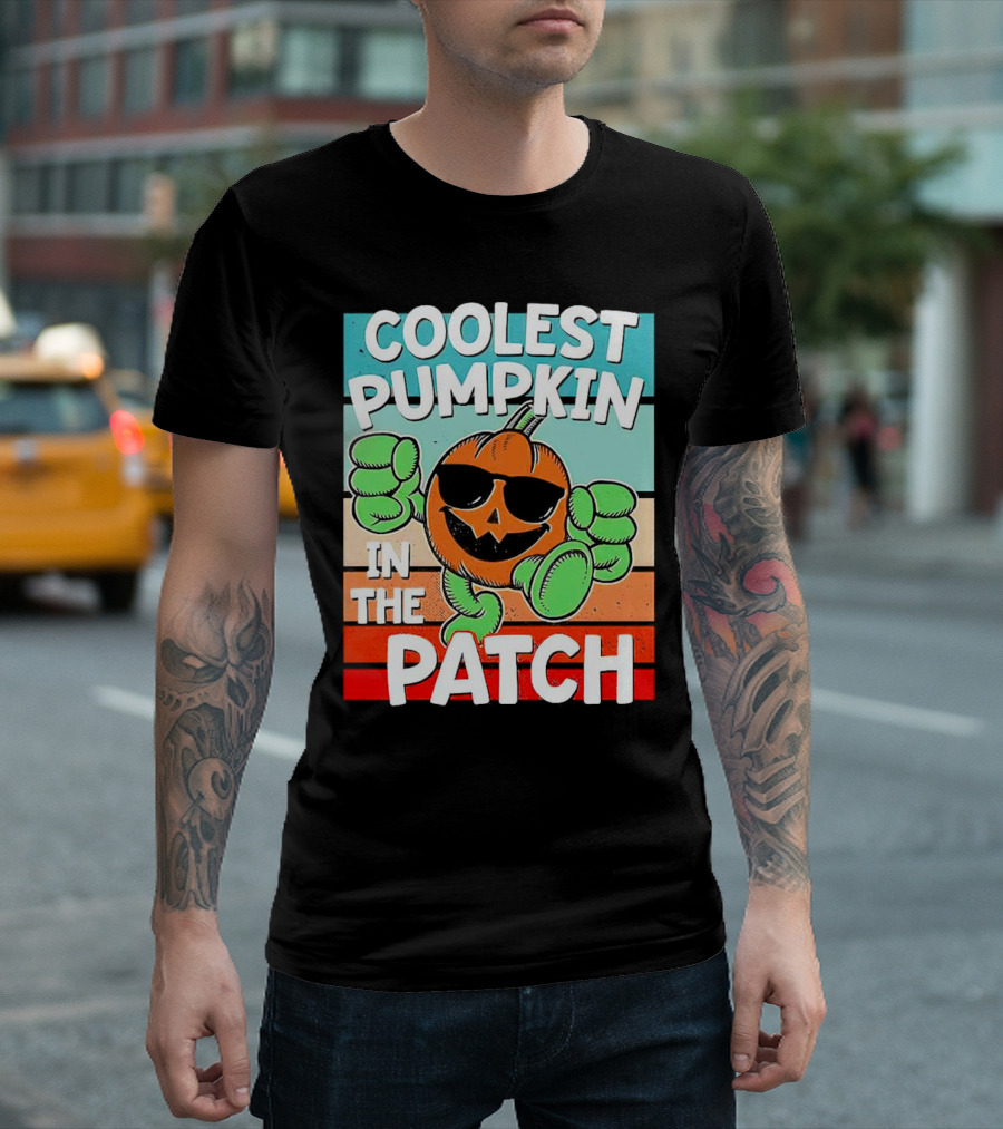 Coolest Pumpkin In The Patch Halloween T-Shirt