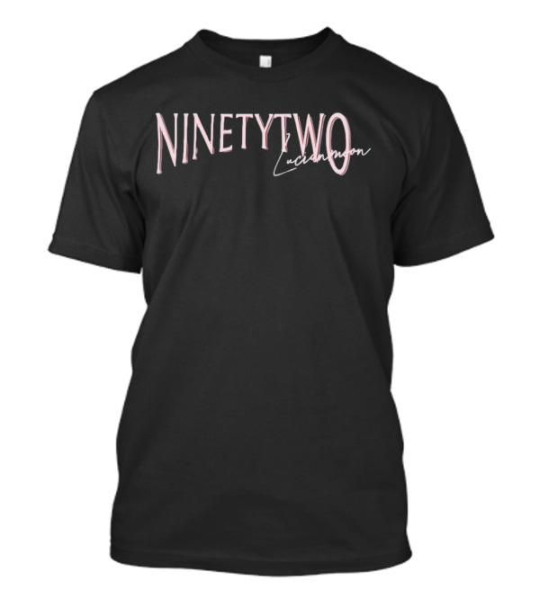Ninetytwo Lucianmoon Collaboration Text T-Shirt