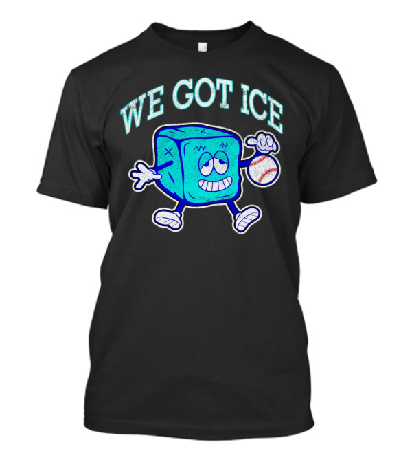 We Got Ice 90s Baseball Mascot T-Shirt