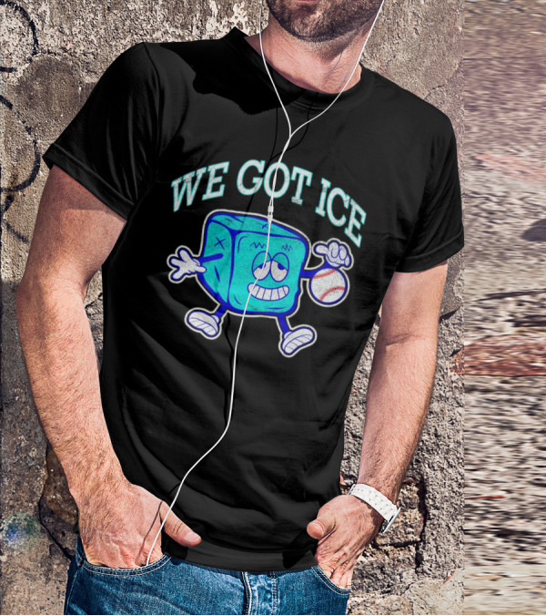 We Got Ice 90s Baseball Mascot T-Shirt