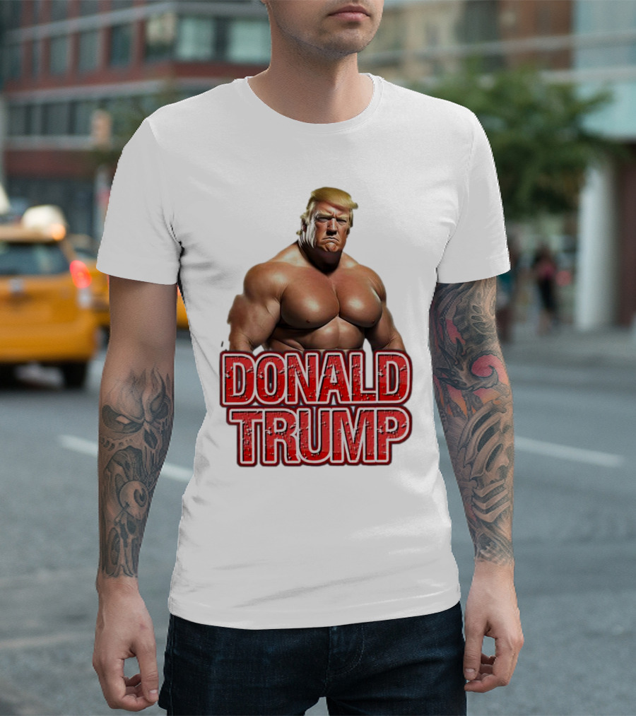 Buff Donald Trump Bodybuilder T-Shirt