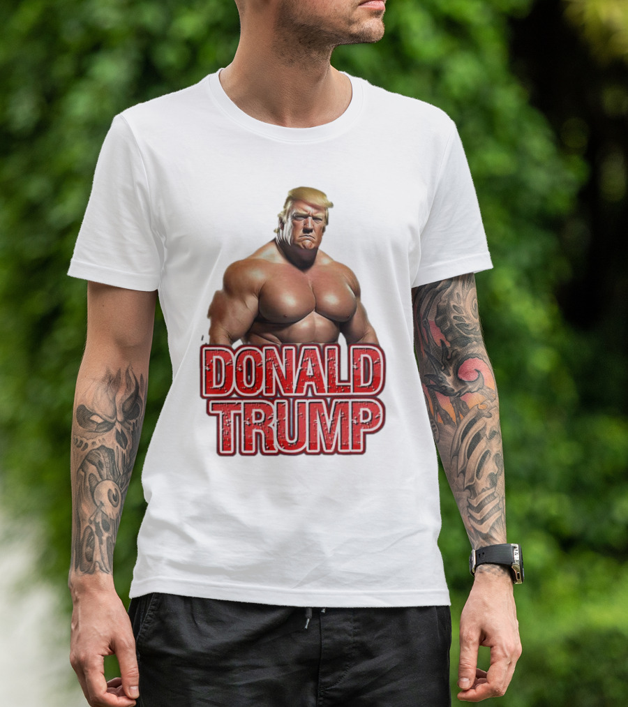 Buff Donald Trump Bodybuilder T-Shirt