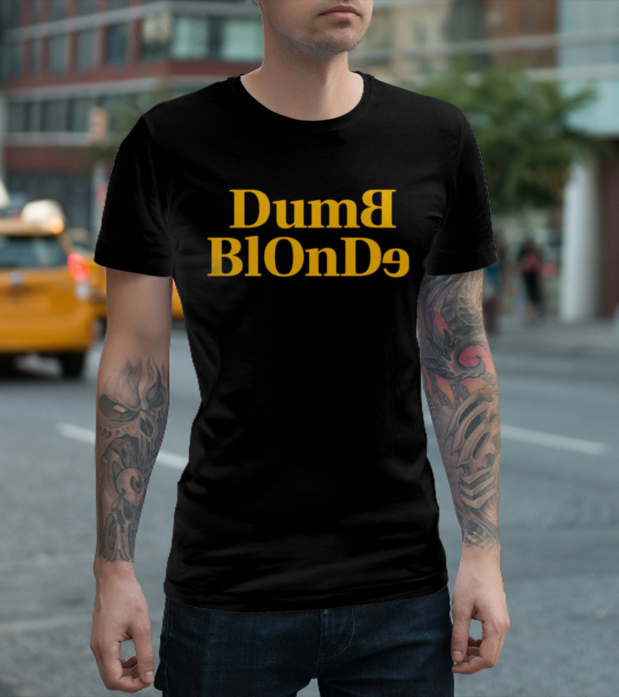 Dumb Blonde Dolly Parton Reversed T-Shirt