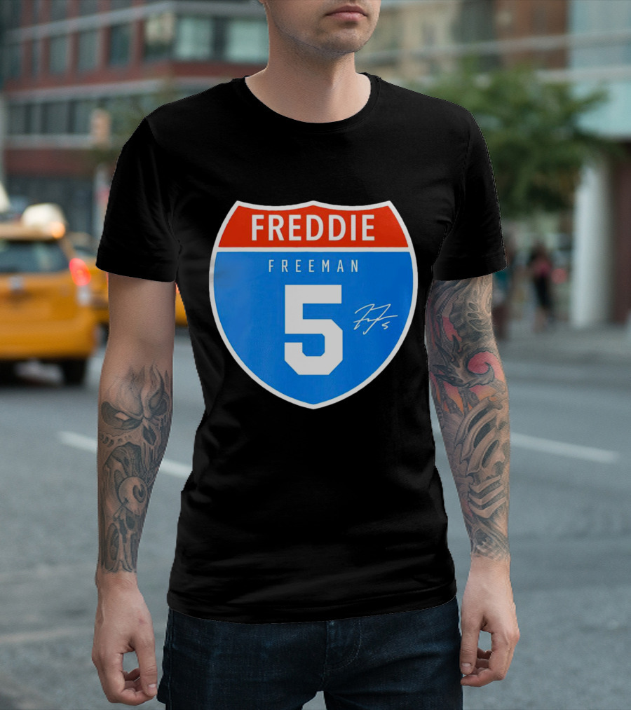 Freddie Freeman Interstate 5 Signature T-Shirt