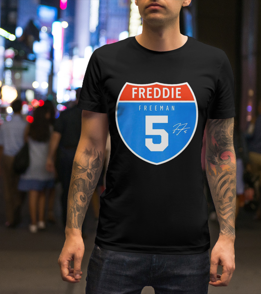 Freddie Freeman Interstate 5 Signature T-Shirt