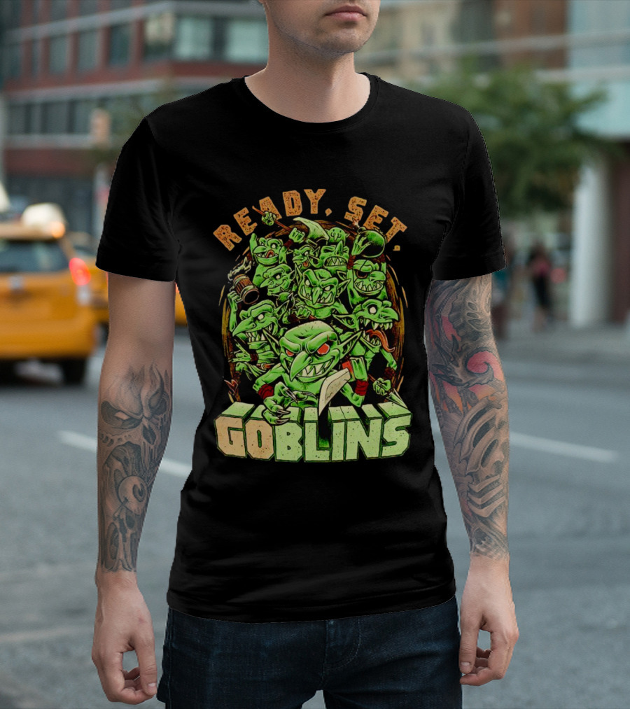 Ready Set Goblins Unleashed Chaos Pixel Perfection T-Shirt