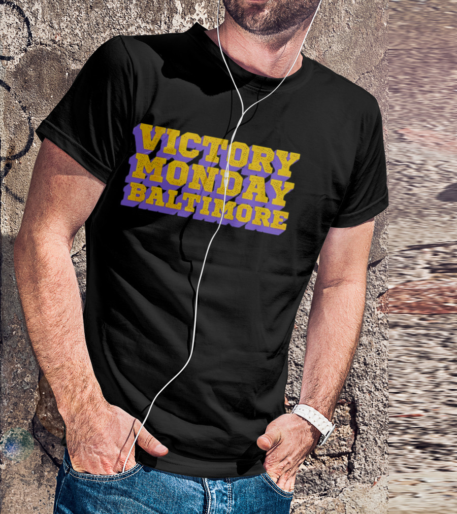 Victory Monday Baltimore Purple T-Shirt