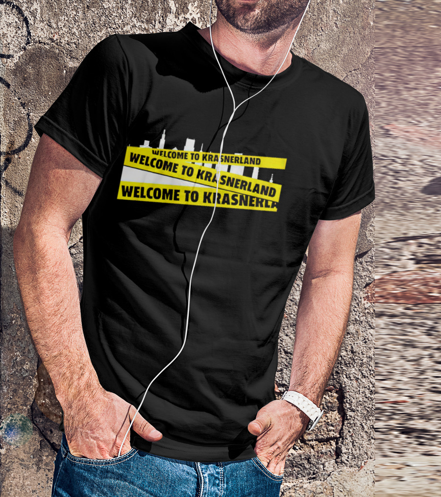 WELCOME TO KRASNERLAND City Skyline Prints T-Shirt