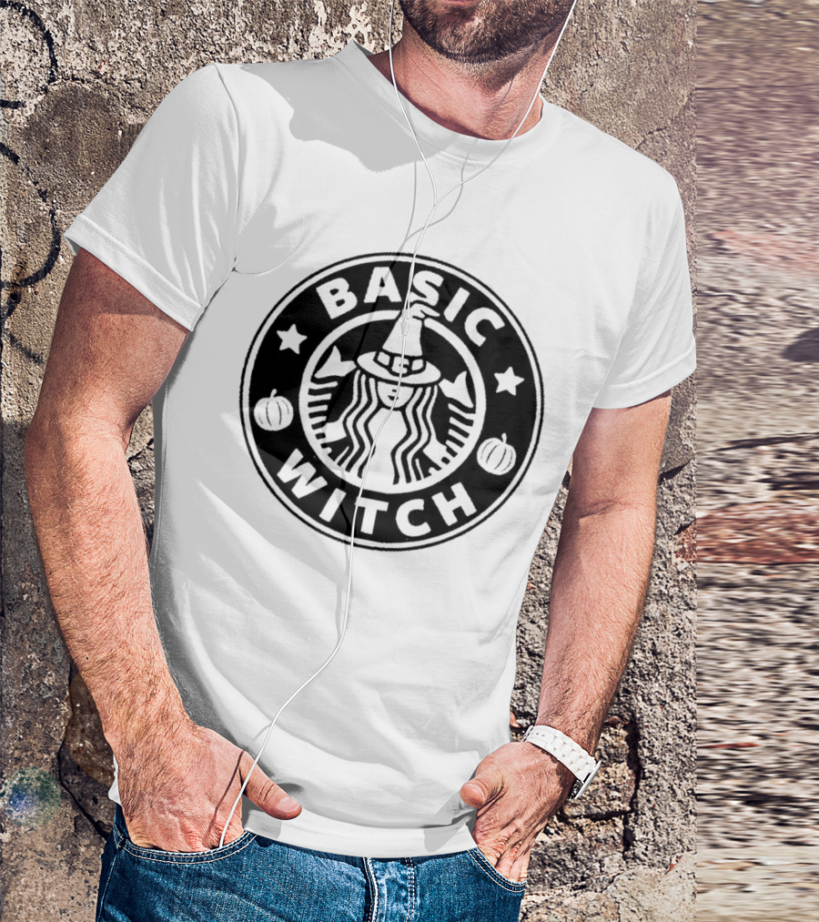 Basic Witch Starbucks Halloween T-Shirt