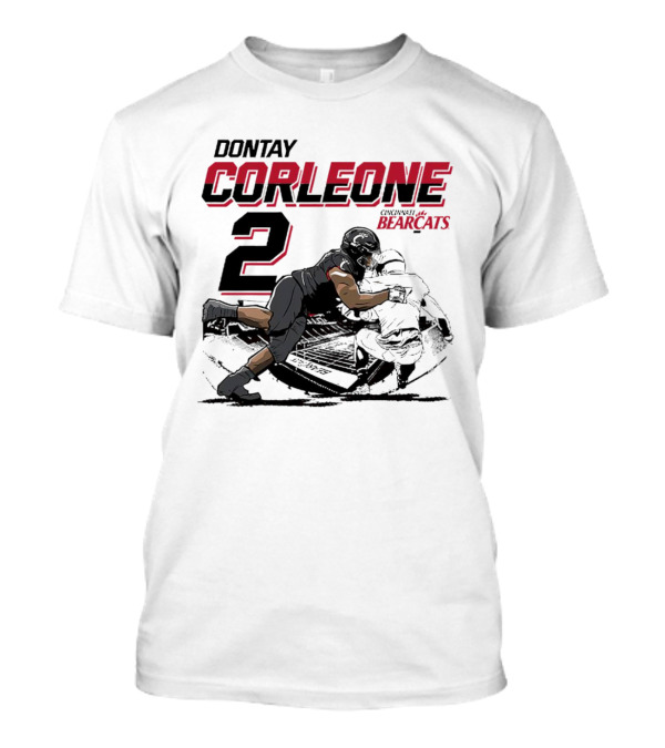 Dontay Corleone 2 Cincinnati Bearcats Football Action T-Shirt