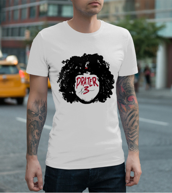 Prater 3 Hair Silhouette Cincinnati Bearcats Football T-Shirt
