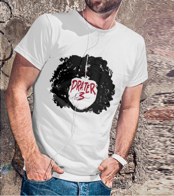 Prater 3 Hair Silhouette Cincinnati Bearcats Football T-Shirt