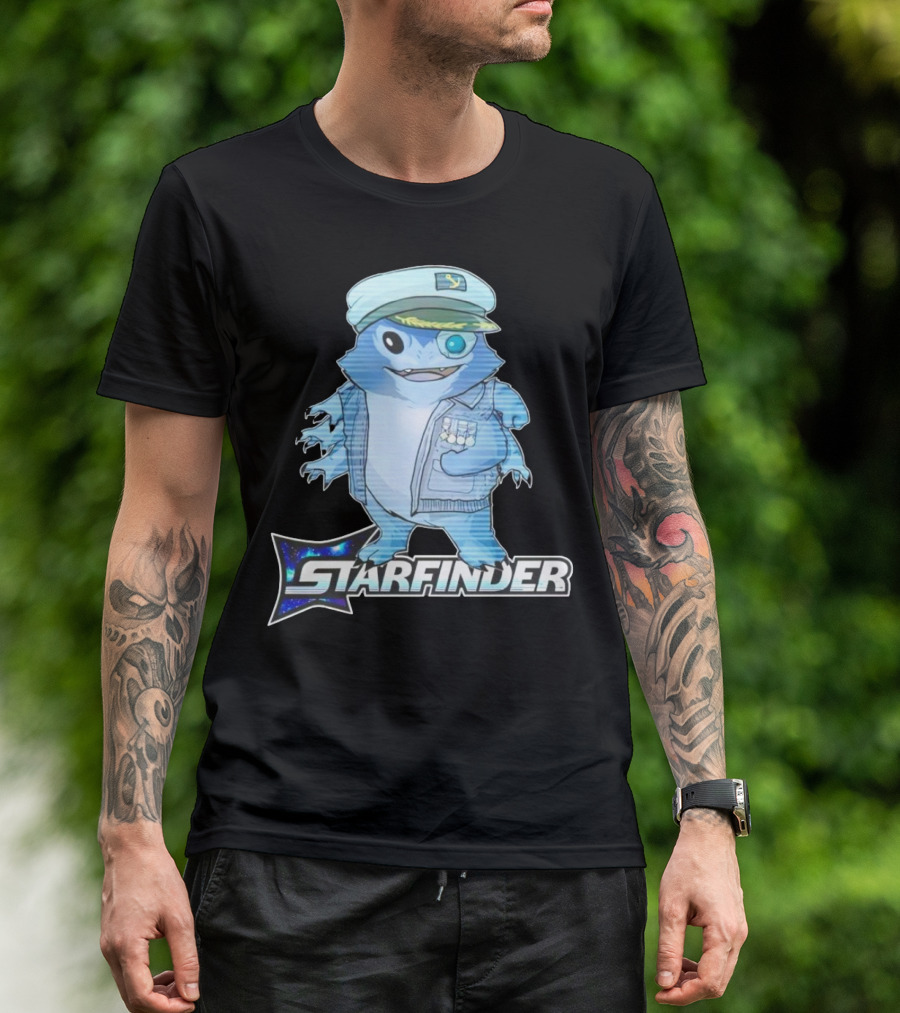 Starfinder Paizo Captain Concierge Character In Uniform T-Shirt