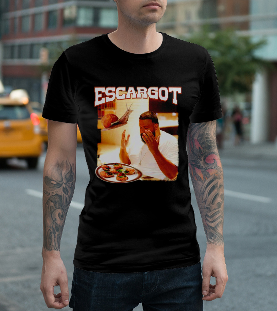 Escargot DJ Khaled With Snail And Gourmet Dish T-Shirt