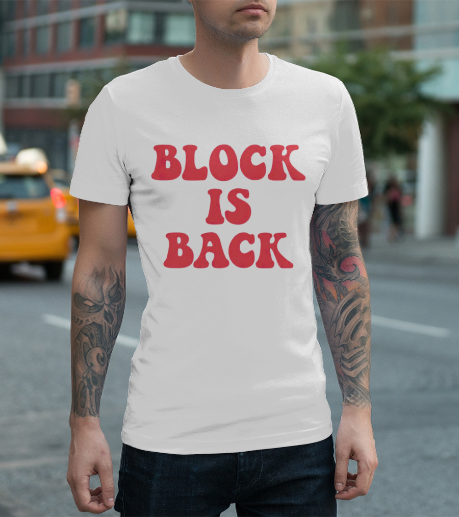 Block Is Back Oklahoma State Cowboys T-Shirt