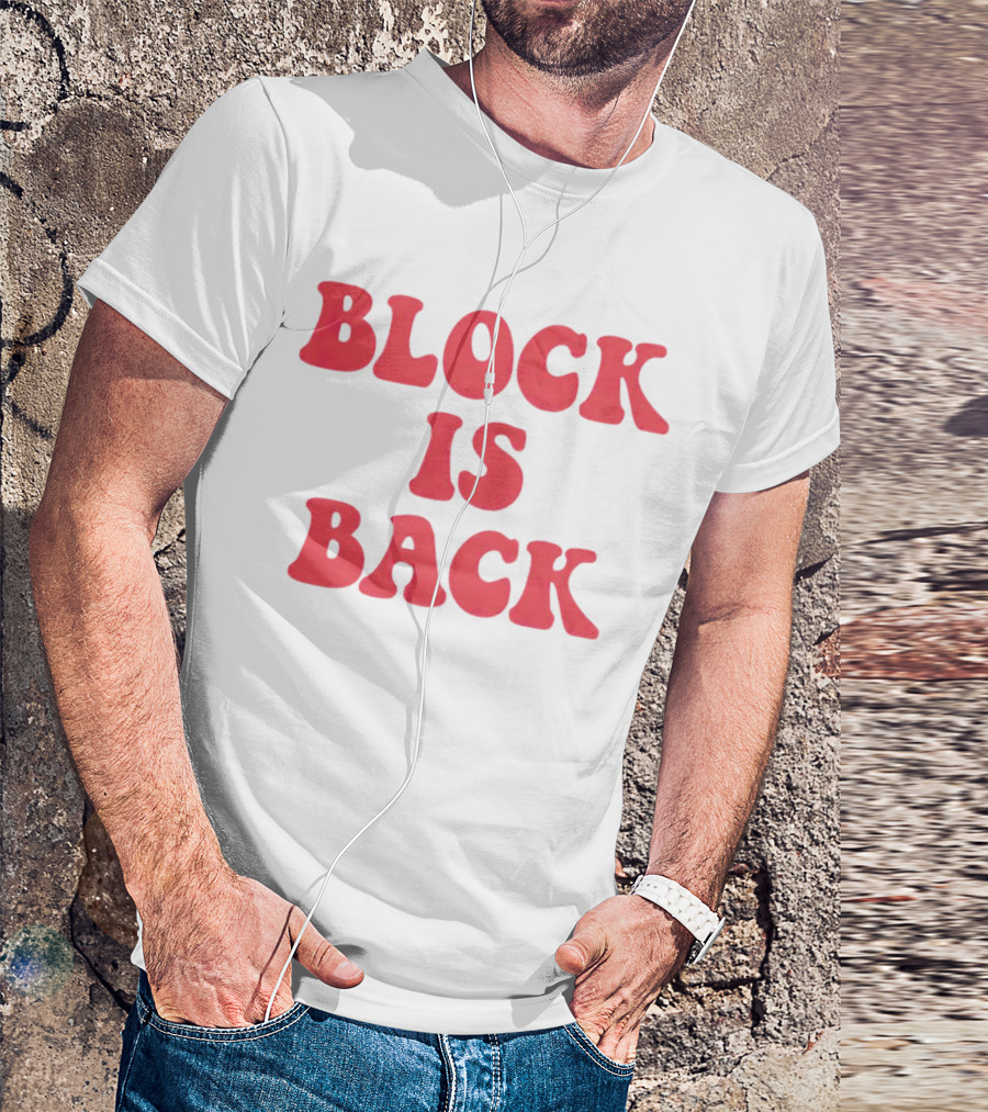 Block Is Back Oklahoma State Cowboys T-Shirt