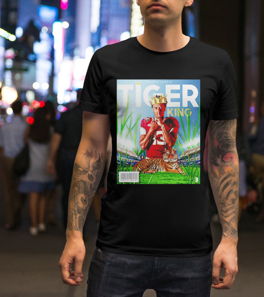 Jordan Travis Tiger King Florida State Seminoles Football Magazine Cover T-Shirt