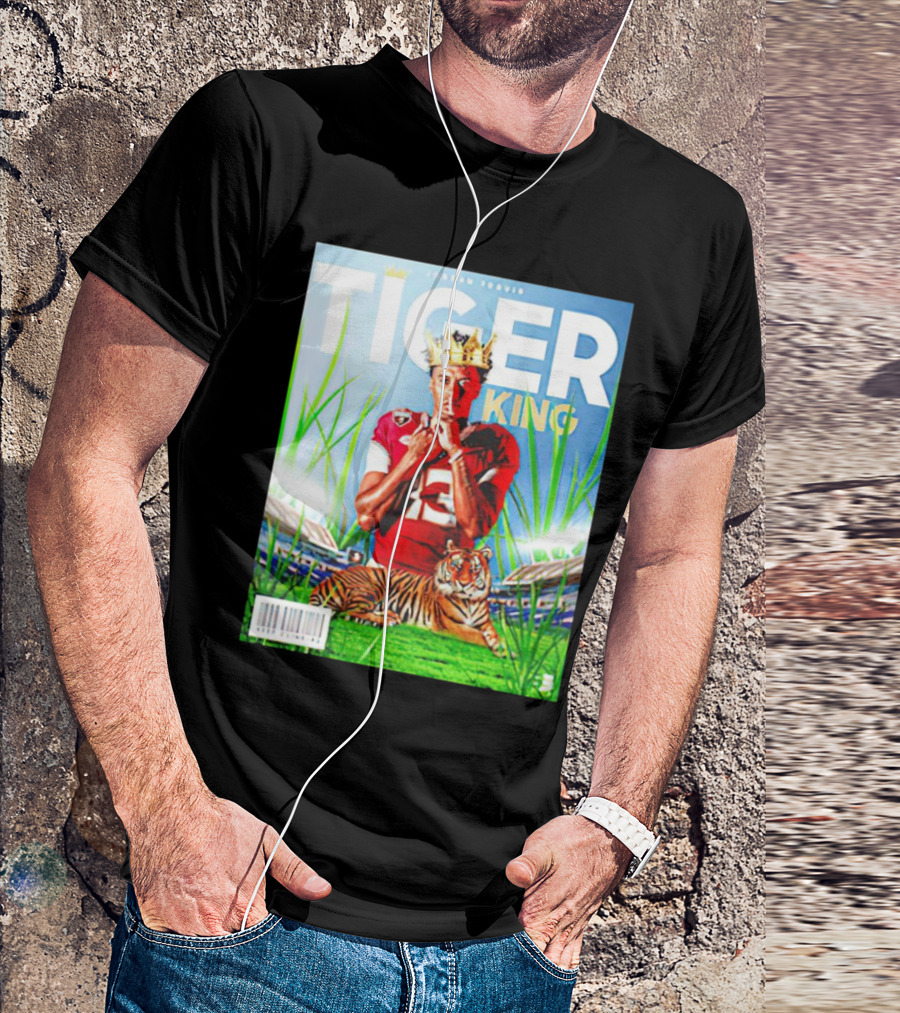 Jordan Travis Tiger King Florida State Seminoles Football Magazine Cover T-Shirt