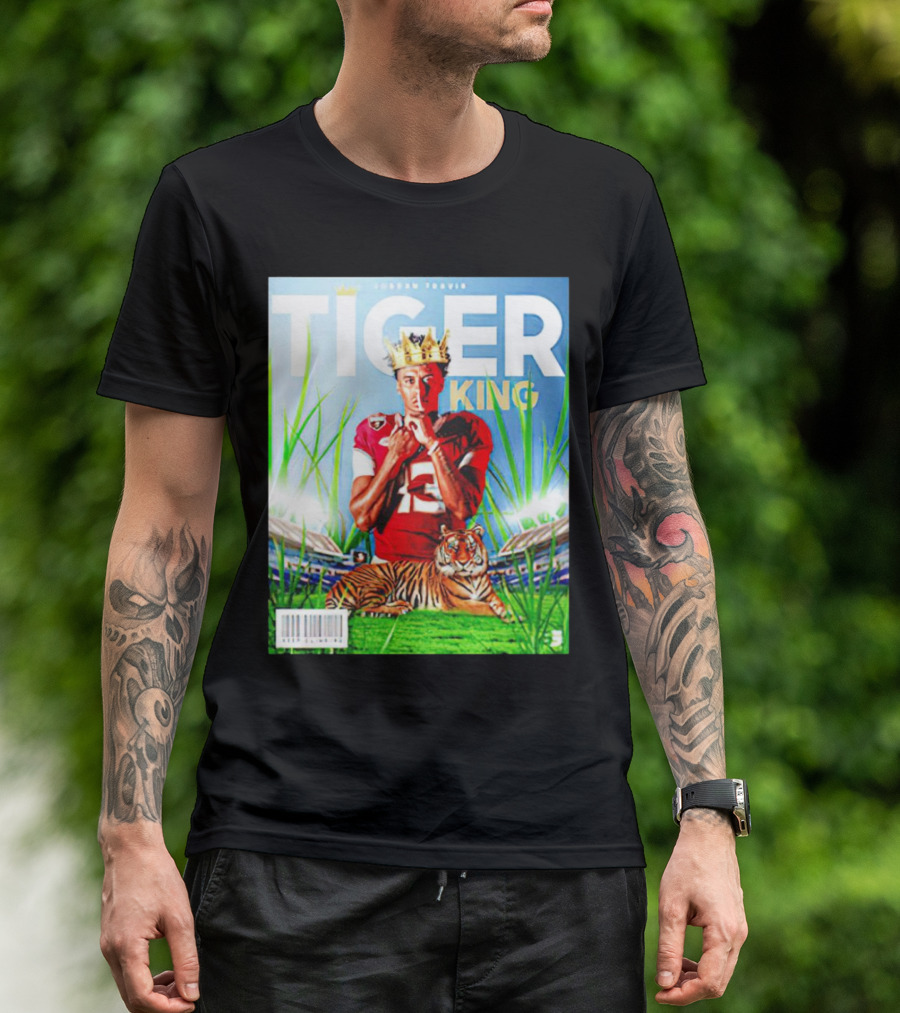 Jordan Travis Tiger King Florida State Seminoles Football Magazine Cover T-Shirt