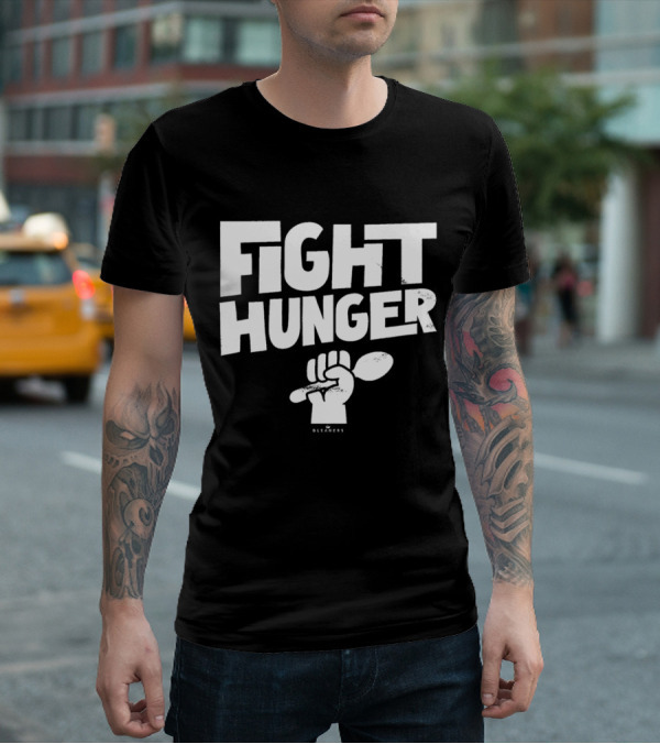 Gleaners Fight Hunger Fist With Spoon T-Shirt