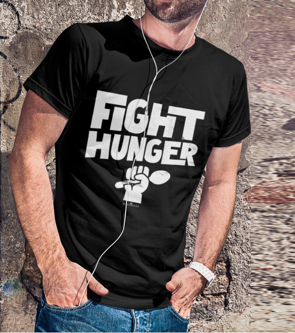 Gleaners Fight Hunger Fist With Spoon T-Shirt