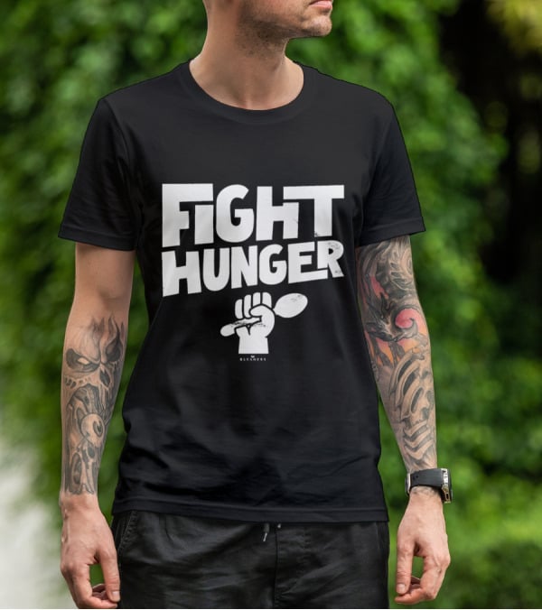 Gleaners Fight Hunger Fist With Spoon T-Shirt