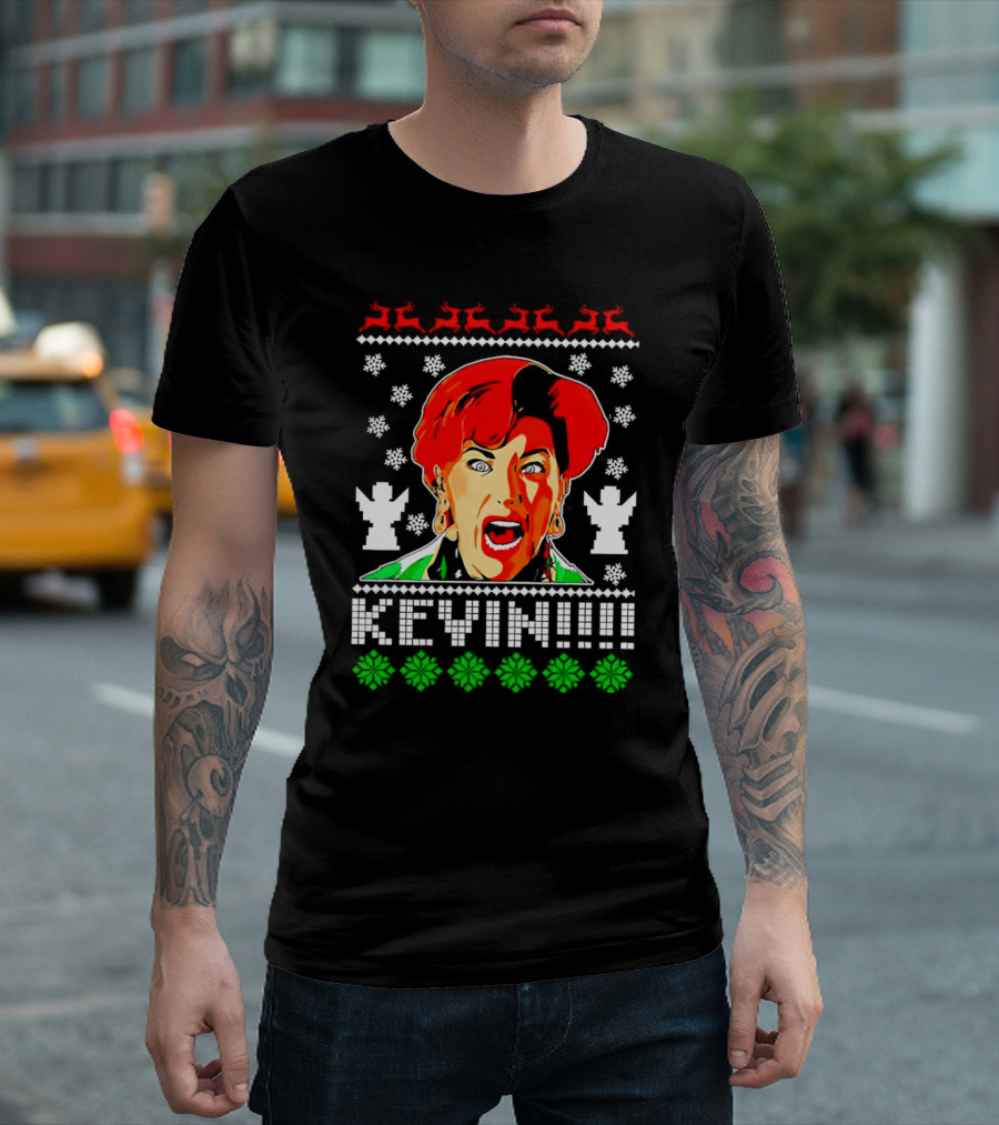 Kate McCallister Kevin Christmas Sweater Style Iconic Scream Holiday T-Shirt