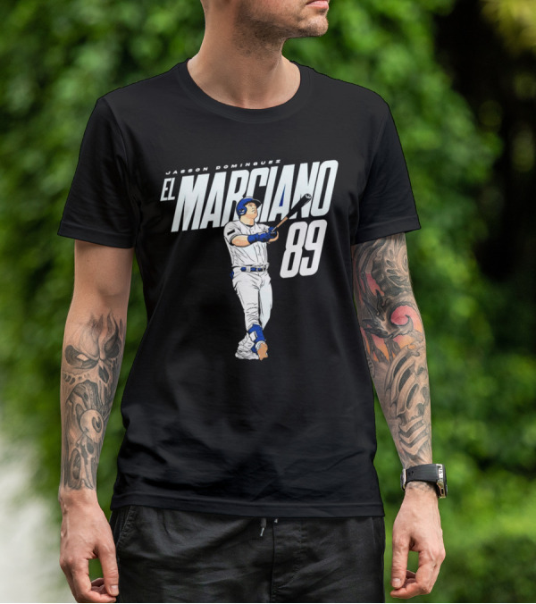 Jasson Domínguez El Marciano 89 New York Yankees Baseball Player T-Shirt