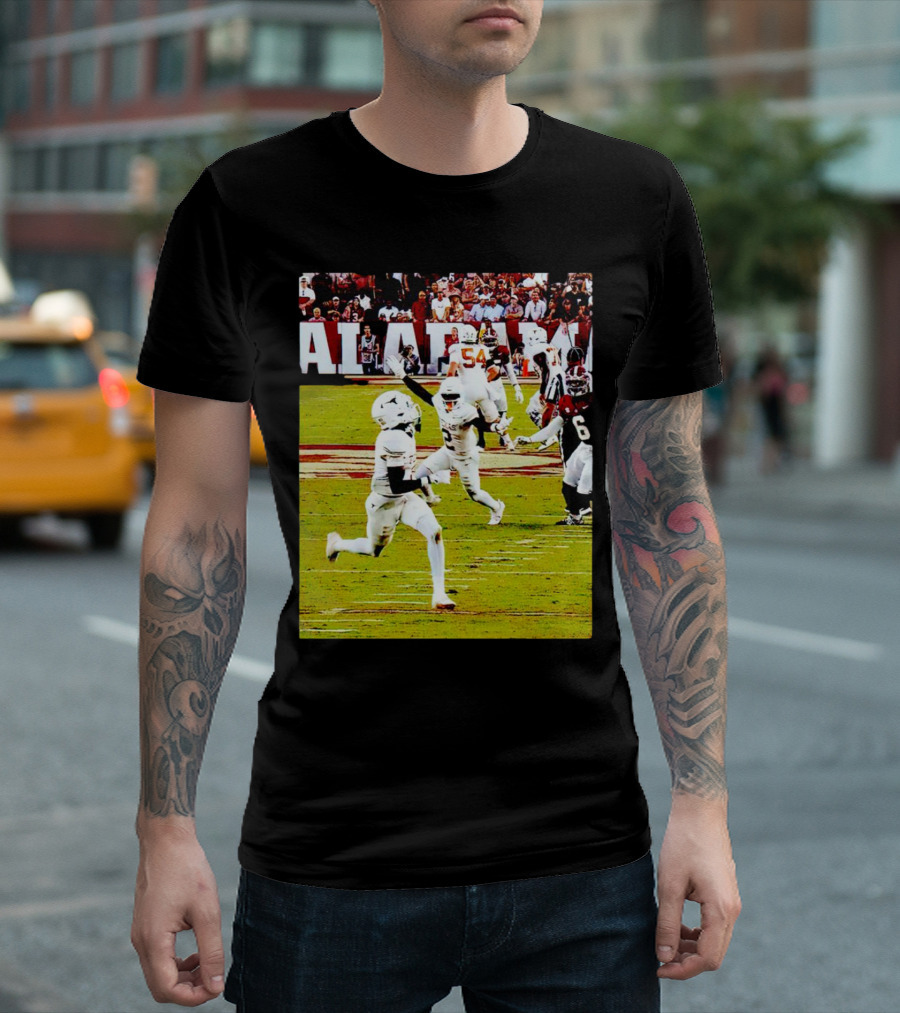 Alabama Football Action Johntay Cook Celebrating On Field T-Shirt