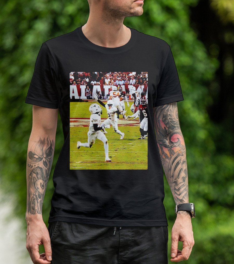 Alabama Football Action Johntay Cook Celebrating On Field T-Shirt