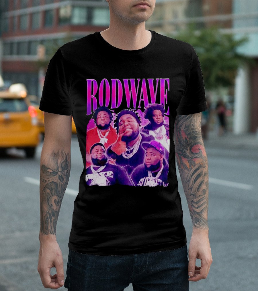 Rod Wave Beautiful Mind Vintage Collage T-Shirt