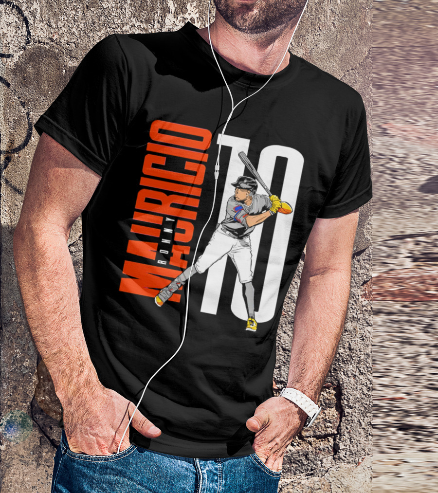 Ronny Mauricio 10 New York Mets Baseball Player T-Shirt