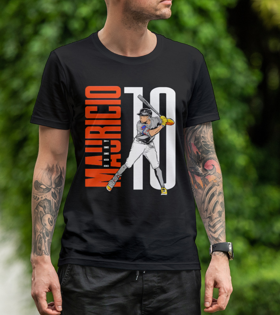Ronny Mauricio 10 New York Mets Baseball Player T-Shirt