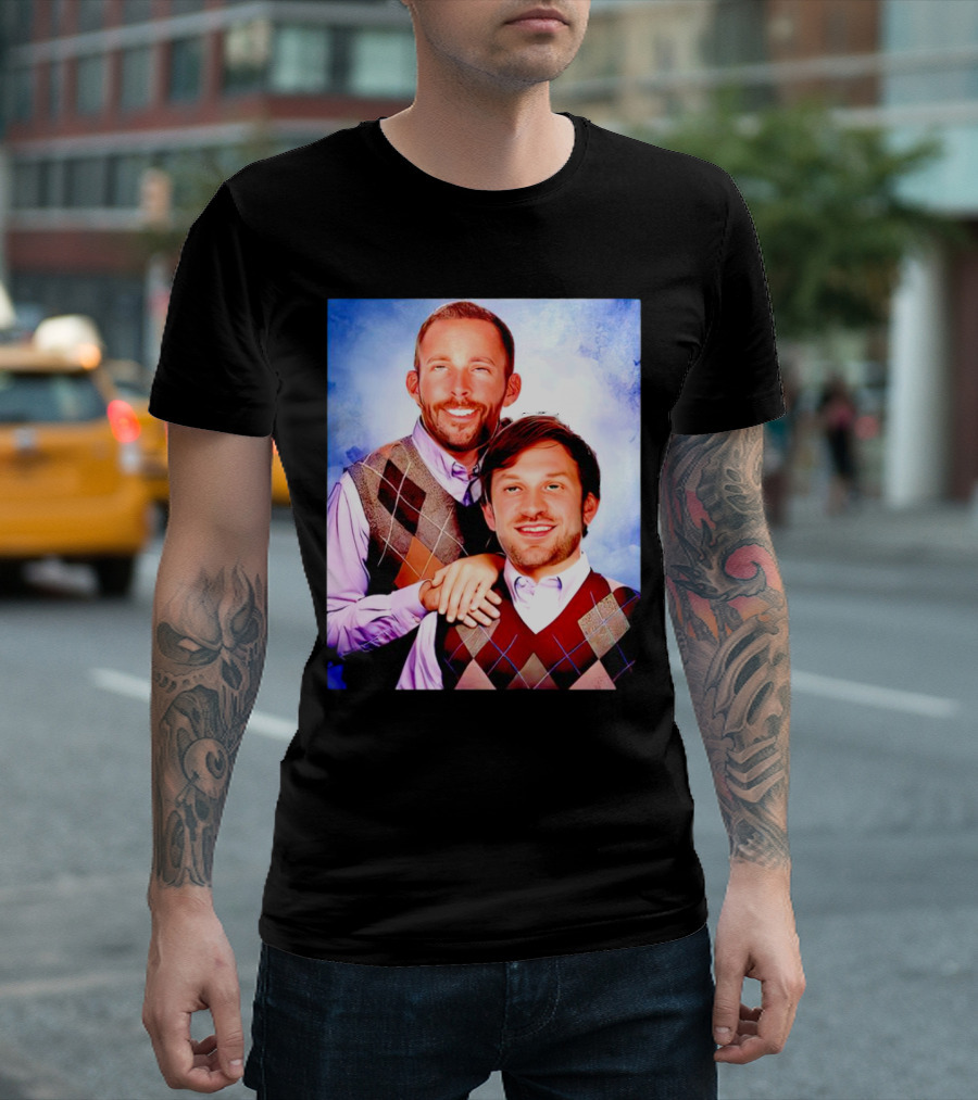 Step Brothers Ross Chastain Chad Chastain Funny Portrait Sweater Vest T-Shirt