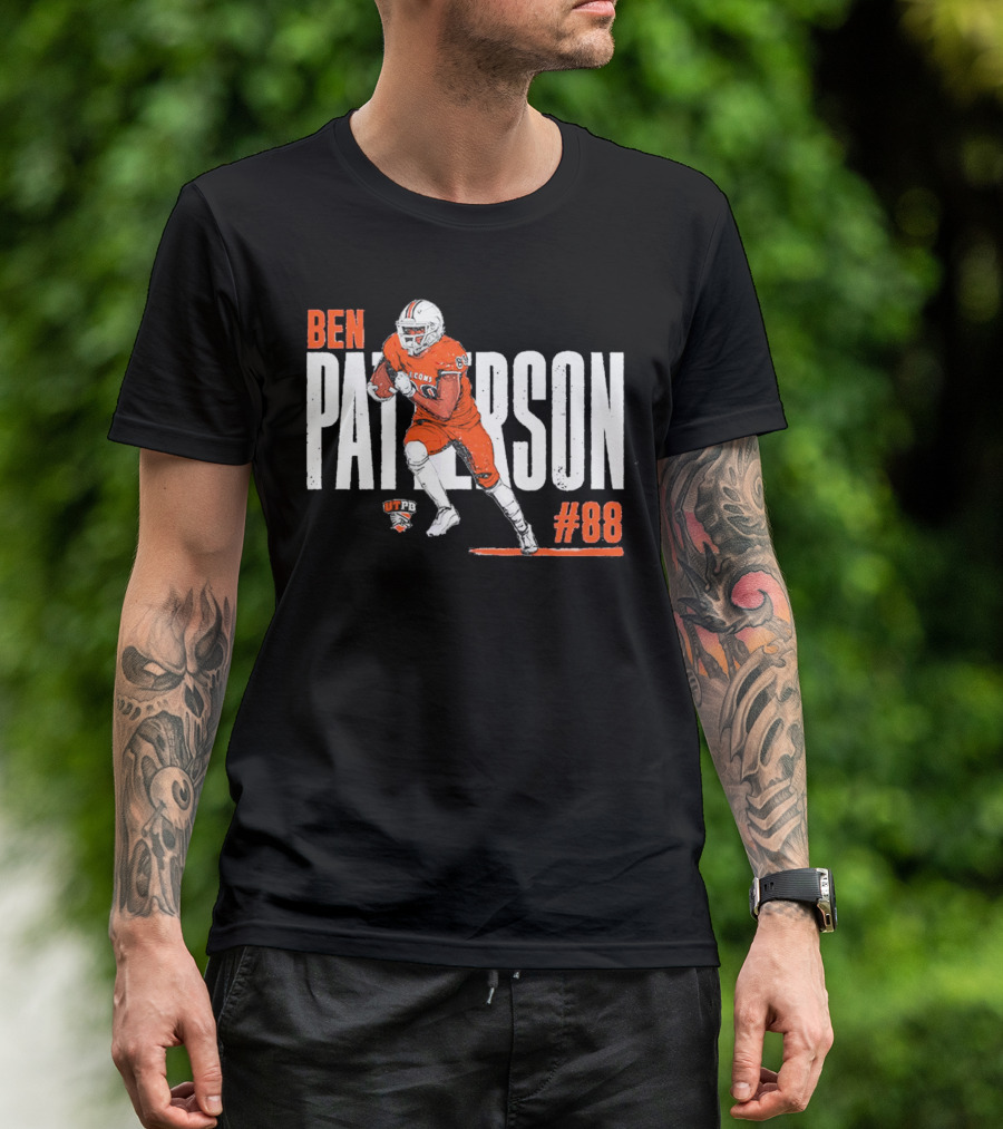 Ben Patterson UTPB Falcons #88 NCAA Football T-Shirt