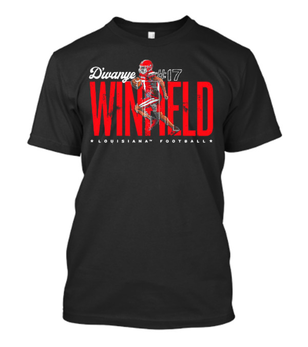 D’wanye Winfield #17 Louisiana Football T-Shirt
