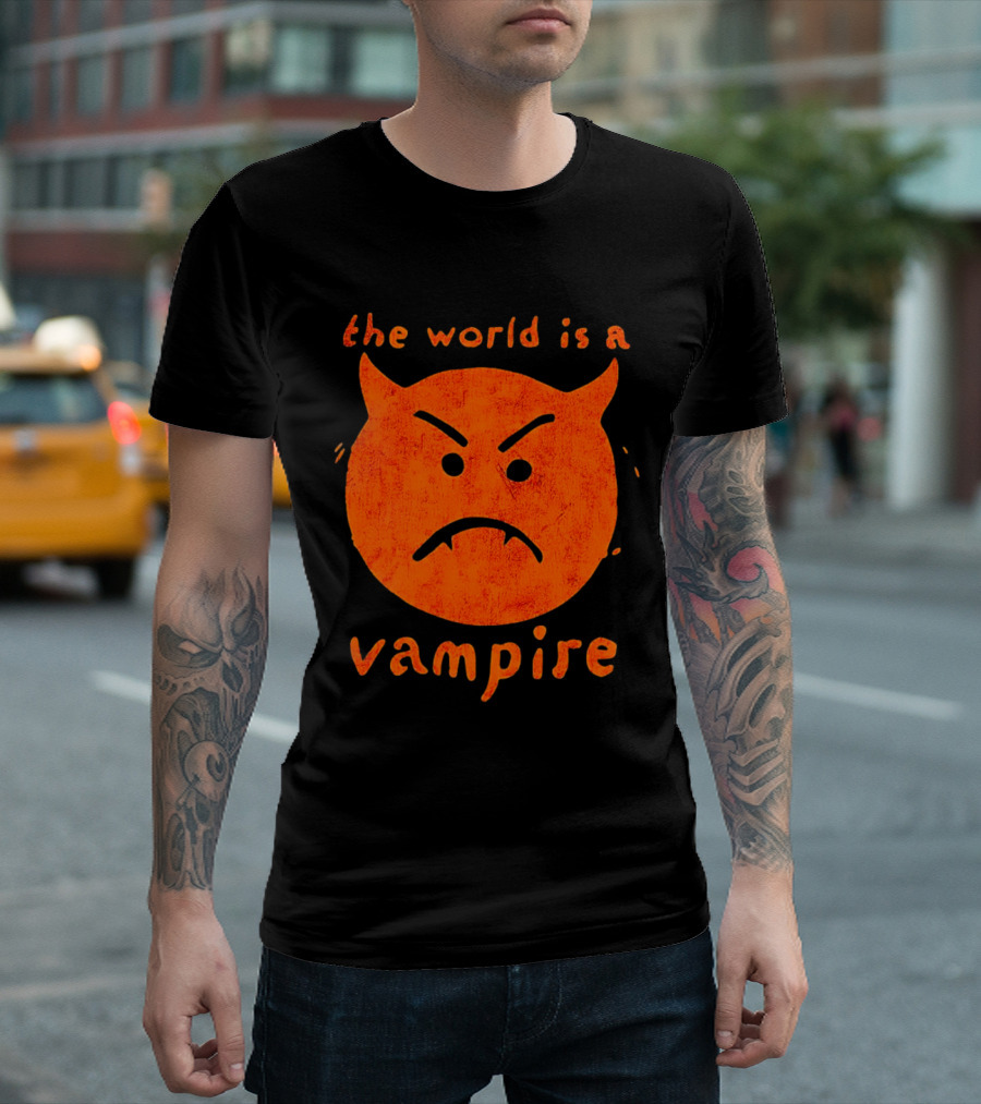 The World is a Vampire Halloween Smashing Pumpkins T-Shirt