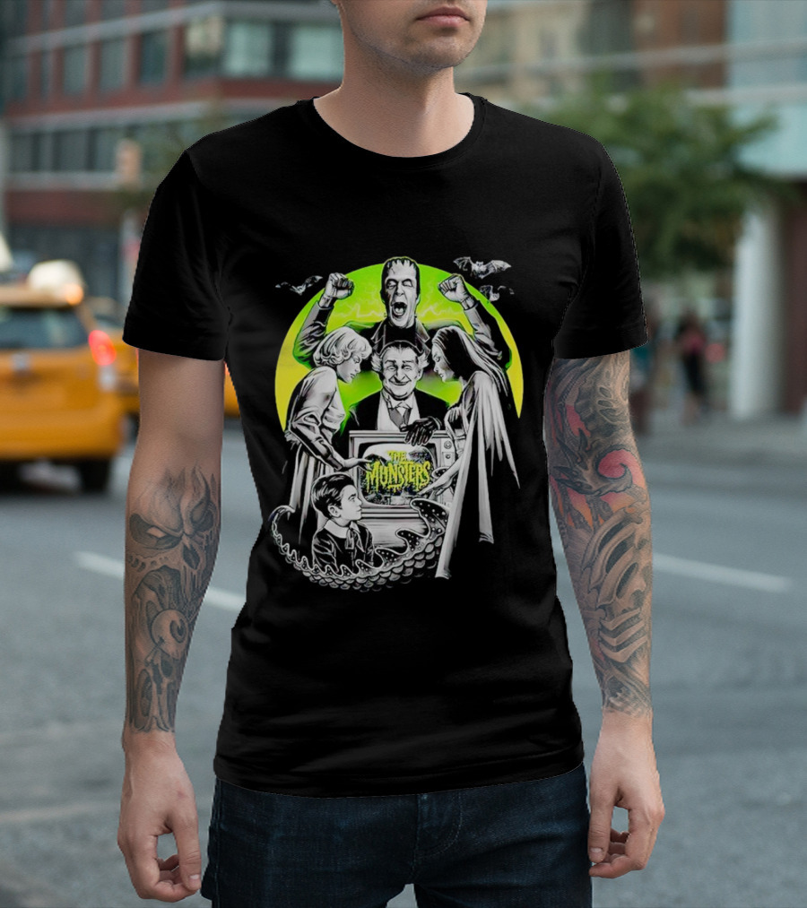 The Munsters Classic Vintage Horror Family T-Shirt
