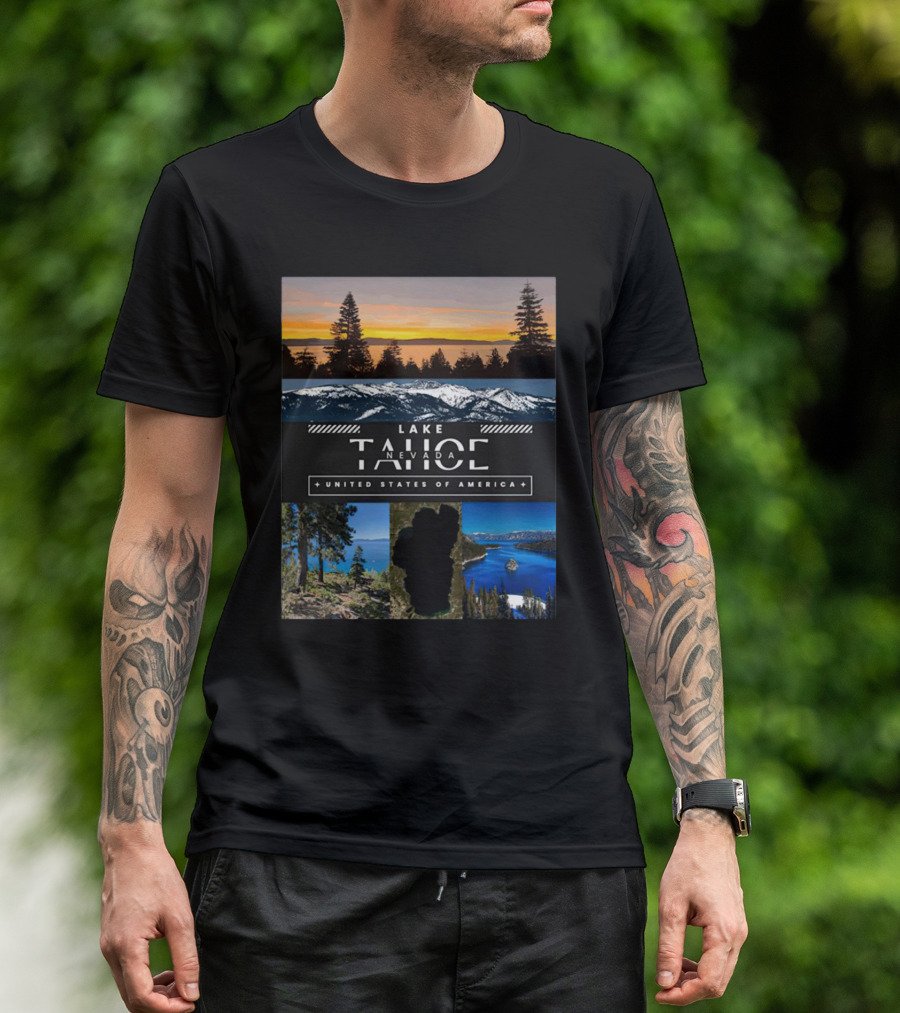 Lake Tahoe Nevada Scenic Views United States Of America T-Shirt