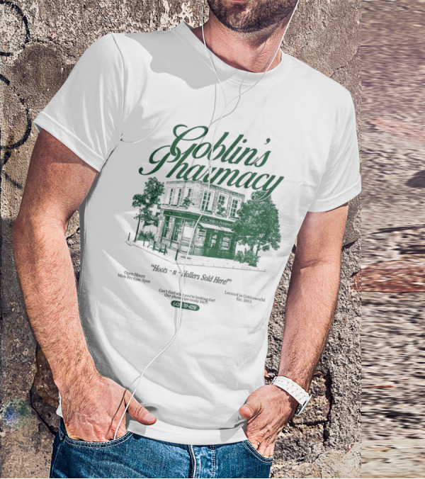 Goblin’s Pharmacy Hocus-n-Hollers Sold Here Since 1921 T-Shirt