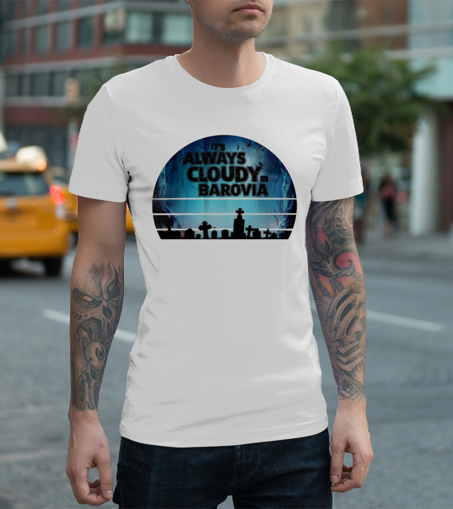 It's Always Cloudy In Barovia Graveyard Scene T-Shirt