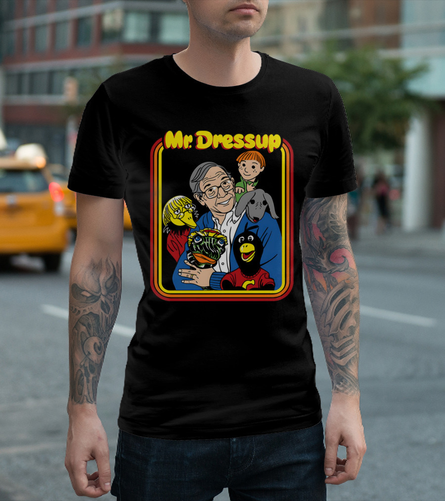 Mr. Dressup with Friends and Puppets Illustration CBC Collaboration T-Shirt
