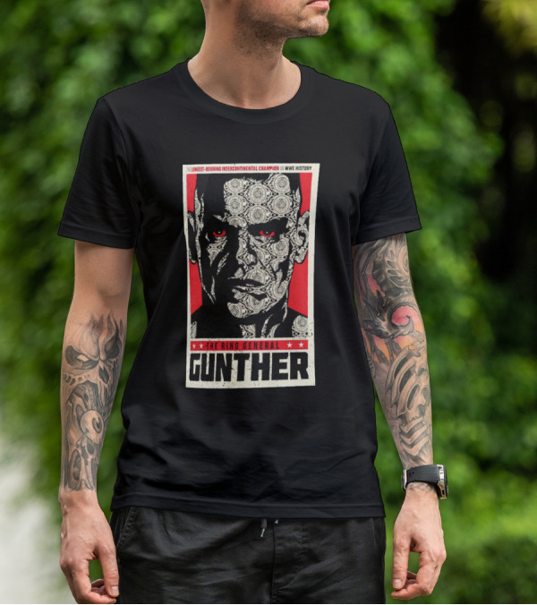Gunther The Ring General Longest-Reigning Intercontinental Champion In WWE History T-Shirt