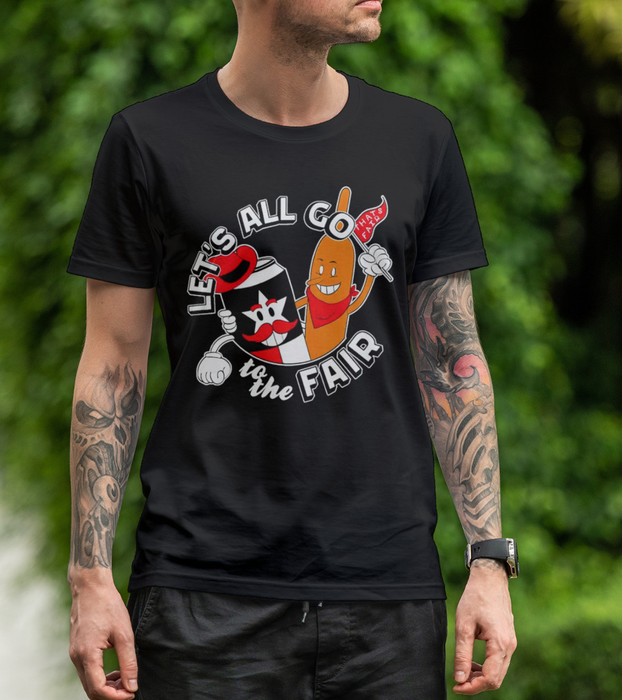 Let's All Go To The Fair With That's Fair Corn Dog And Star Can T-Shirt