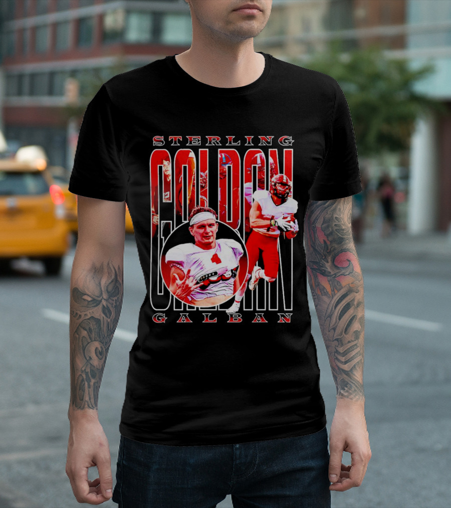 Sterling Galban Jacksonville State Gamecocks Football Star Receiver T-Shirt