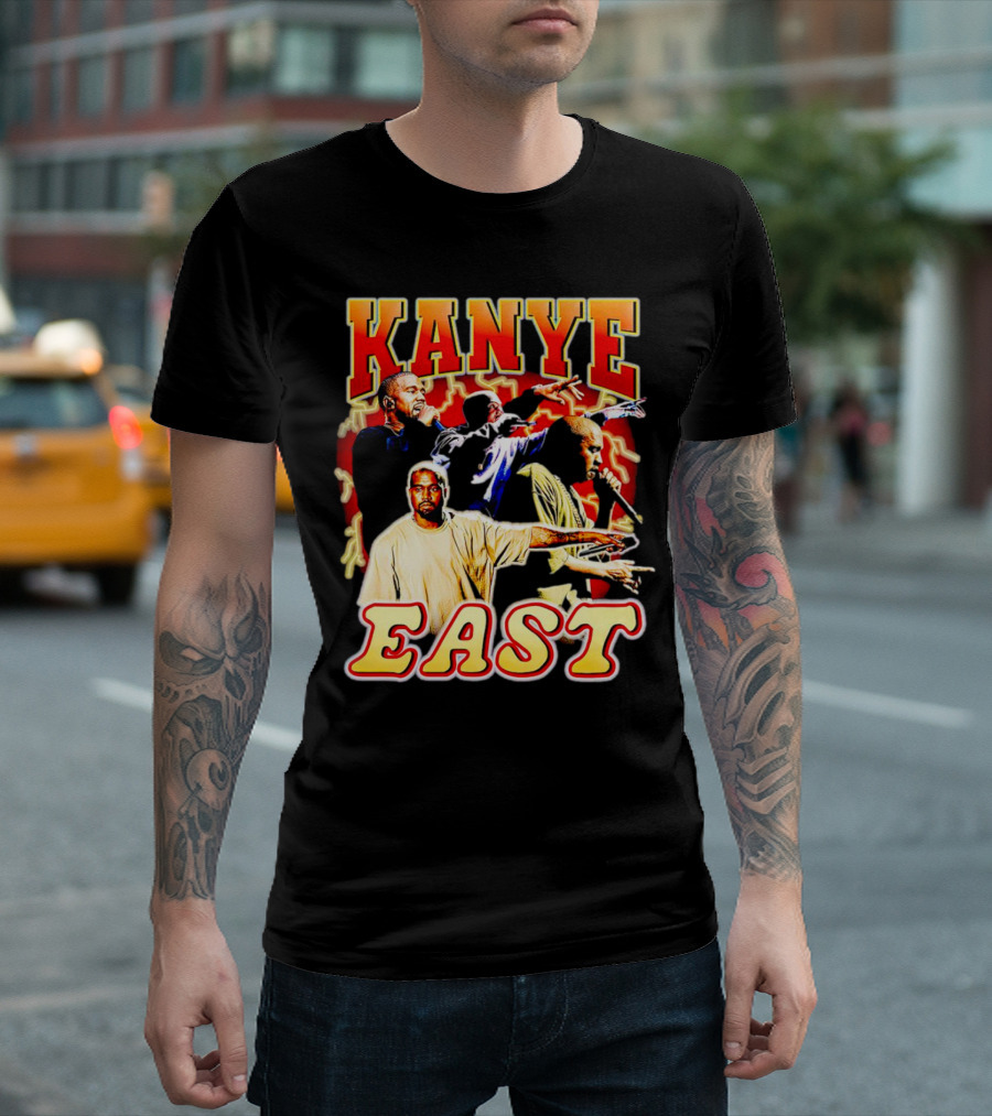 Kanye East Vintage Concert Collage T-Shirt