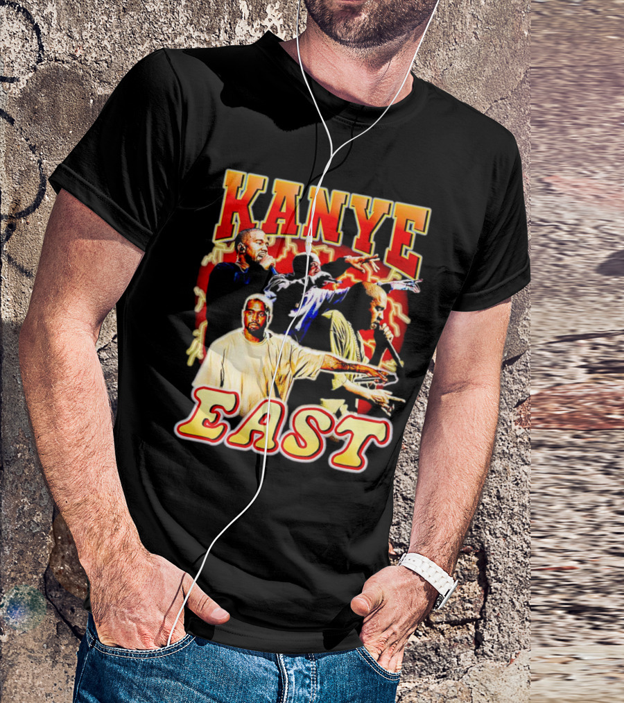 Kanye East Vintage Concert Collage T-Shirt