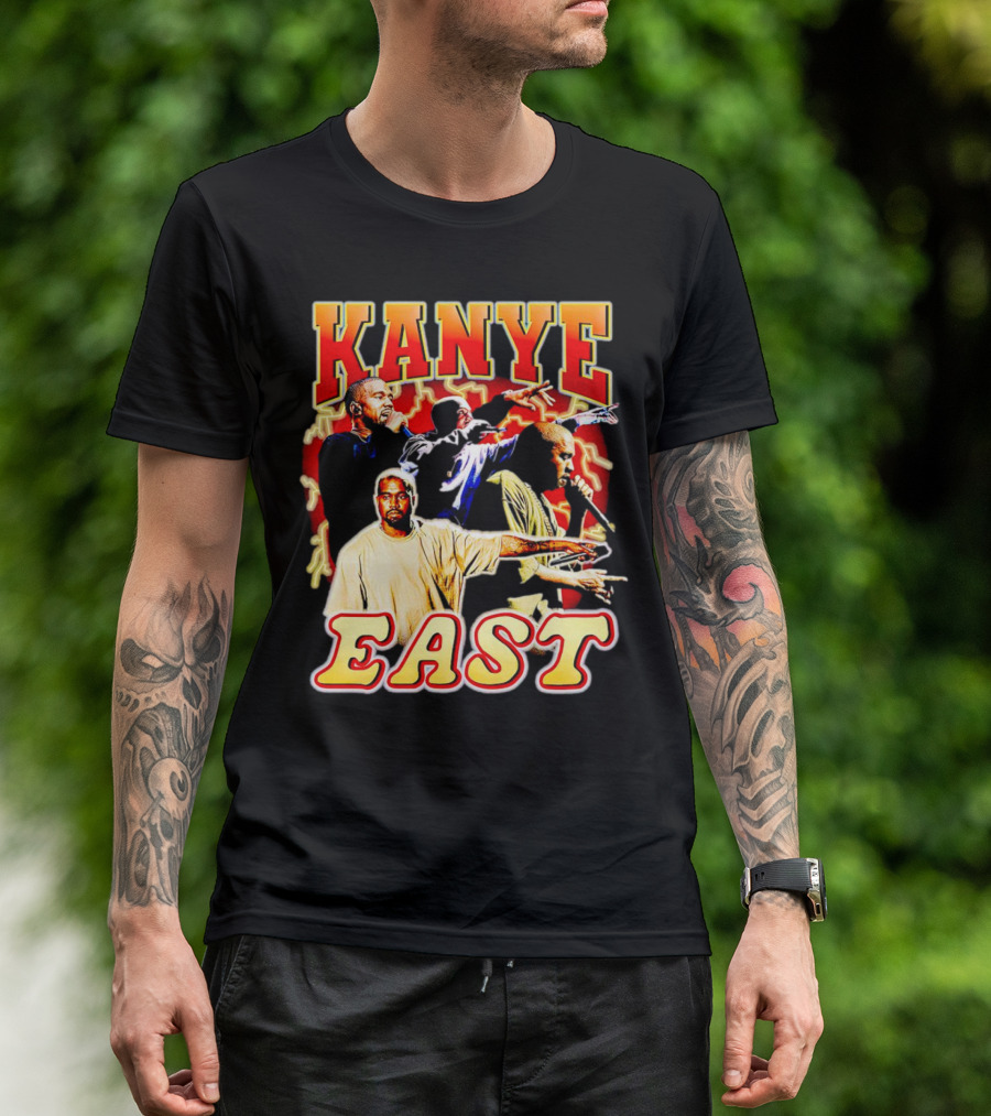 Kanye East Vintage Concert Collage T-Shirt